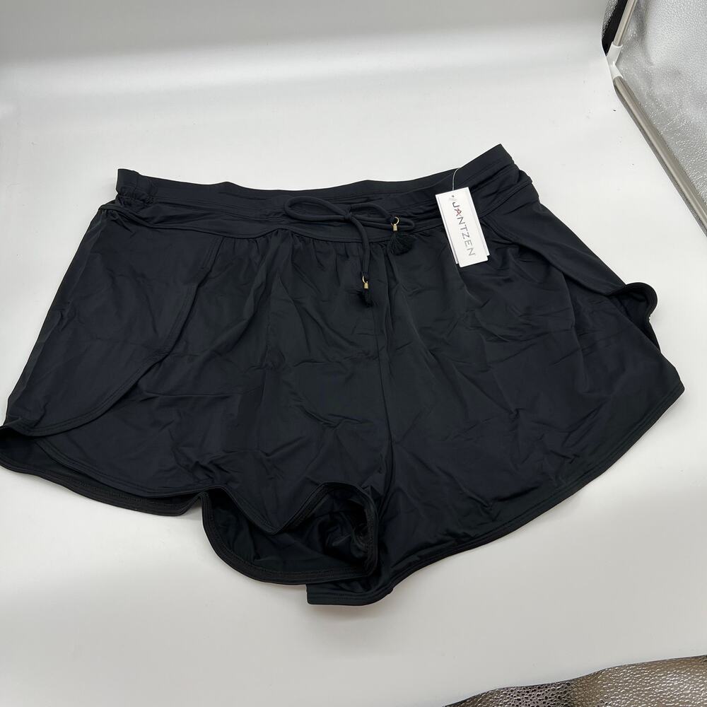 Jantzen Cover-Up Swim Over-Short Black Size Plus 18